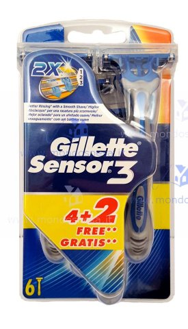 Gillette Sensor3 Usa e Getta 4+2pz