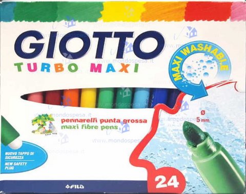 Giotto Turbo Maxi Pennarelli 24pz